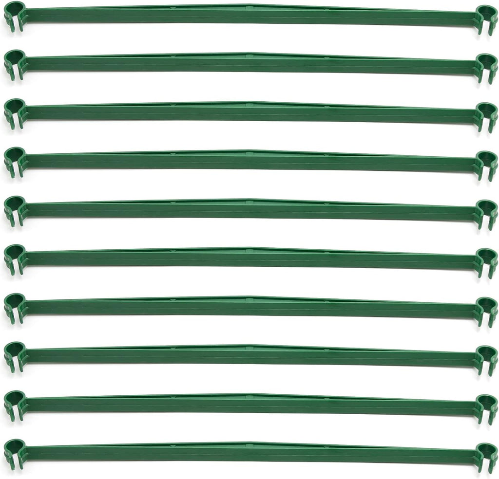 Skiennix 100PCS Tomato Cage Stake Arms - 11.8 Inches Expandable Trellis Connectors for Climbing Plants