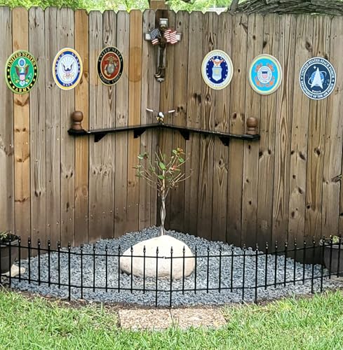 Green United States Army Logo Metal Sign - 12 Inch Round Wall Decor