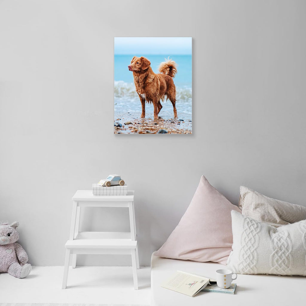 WEGA Custom Canvas Prints - Personalized Wall Art with Your Photos | 8'' W X 10'' H Framed for Home Decor
