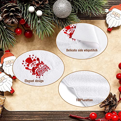 Quera Christmas Hand Towels Set - Let It Snow Snowman 2-Pack