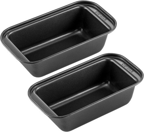 CHEFMADE Nonstick Bread Loaf Pan - Small Meatloaf Pan Set of 2 | 3.1" x 5.8" Size