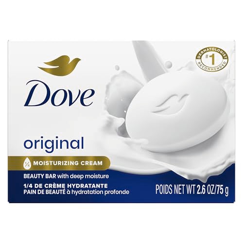 Dove Original Beauty Bar Soap for Soft and Smooth Skin 2.6 oz