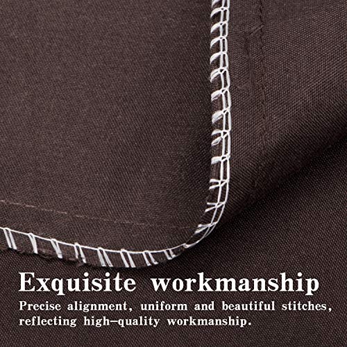 NTBAY Twin Flat Sheet - Dark Brown Microfiber, 66 x 96