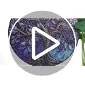 Blue Purple Tree of Life Stained Glass Window Hanging Suncatcher 9.8 Inch - Vibrant Home Decor