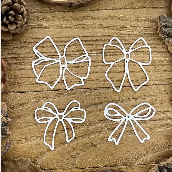 Metal Cutting Dies Bows and Flowers for Scrapbooking and Card Making