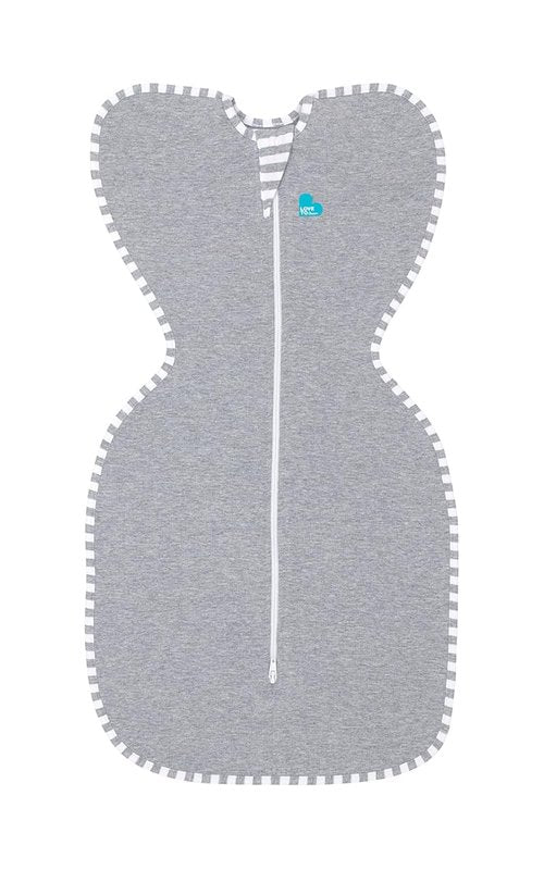 Love To Dream Swaddle UP - Baby Sleep Sack for Newborns | Self-Soothing Design, Snug Fit, Gray, Small (8-13 lbs)