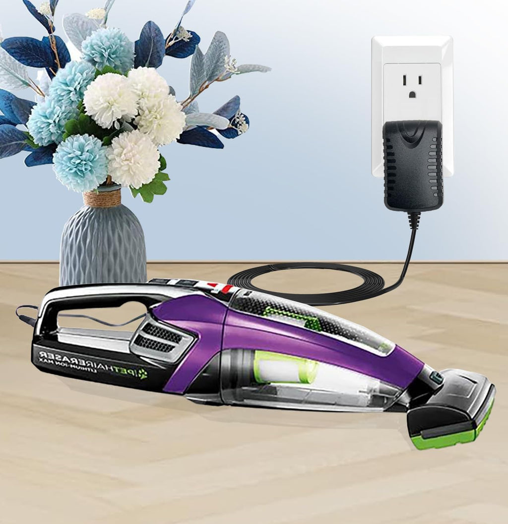 Bissell Replacement Charger - 14.4V Lithium Ion for Pet Hair Eraser Models 2390, 2390A, 2284, 2284W