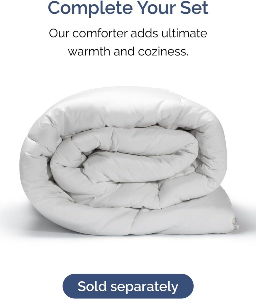 Skiennix Extra Deep Split King Sheet Set - 7 Piece Cooling Bedding - Soft, Wrinkle-Free, Emerald Green