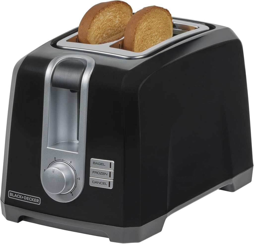 Skiennix 2-Slice Extra Wide Slot Toaster - Perfect for Bagels & Thick Bread | Stylish Design