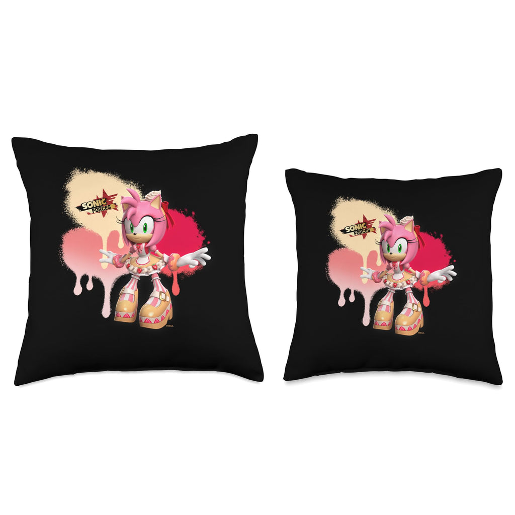 Sonic Forces - Dulce Amy Throw Pillow