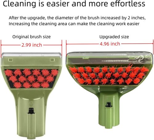 Bissell Little Green Machine Brush Replacement Parts - Tough Stain Brush Tools & Hose Clean Attachments | Fits 1400B, 4075, 3353, 3194, 2458, 3588F, 1986, 1425