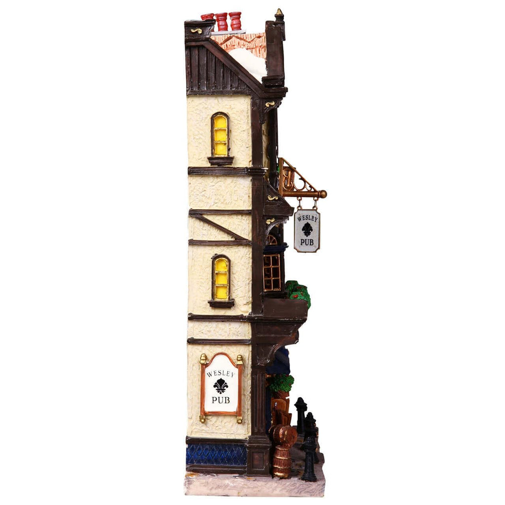 Lemax Christmas Village Wesley Pub Battery-Operated (4.5V) - 45099