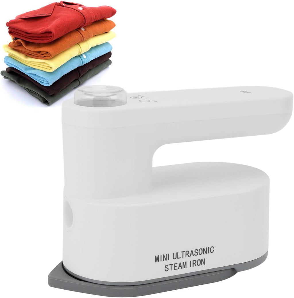 Skiennix Cordless Travel Steamer - Portable Handheld Mini Iron with 2 Temperature Settings & Anti-Scald Mat