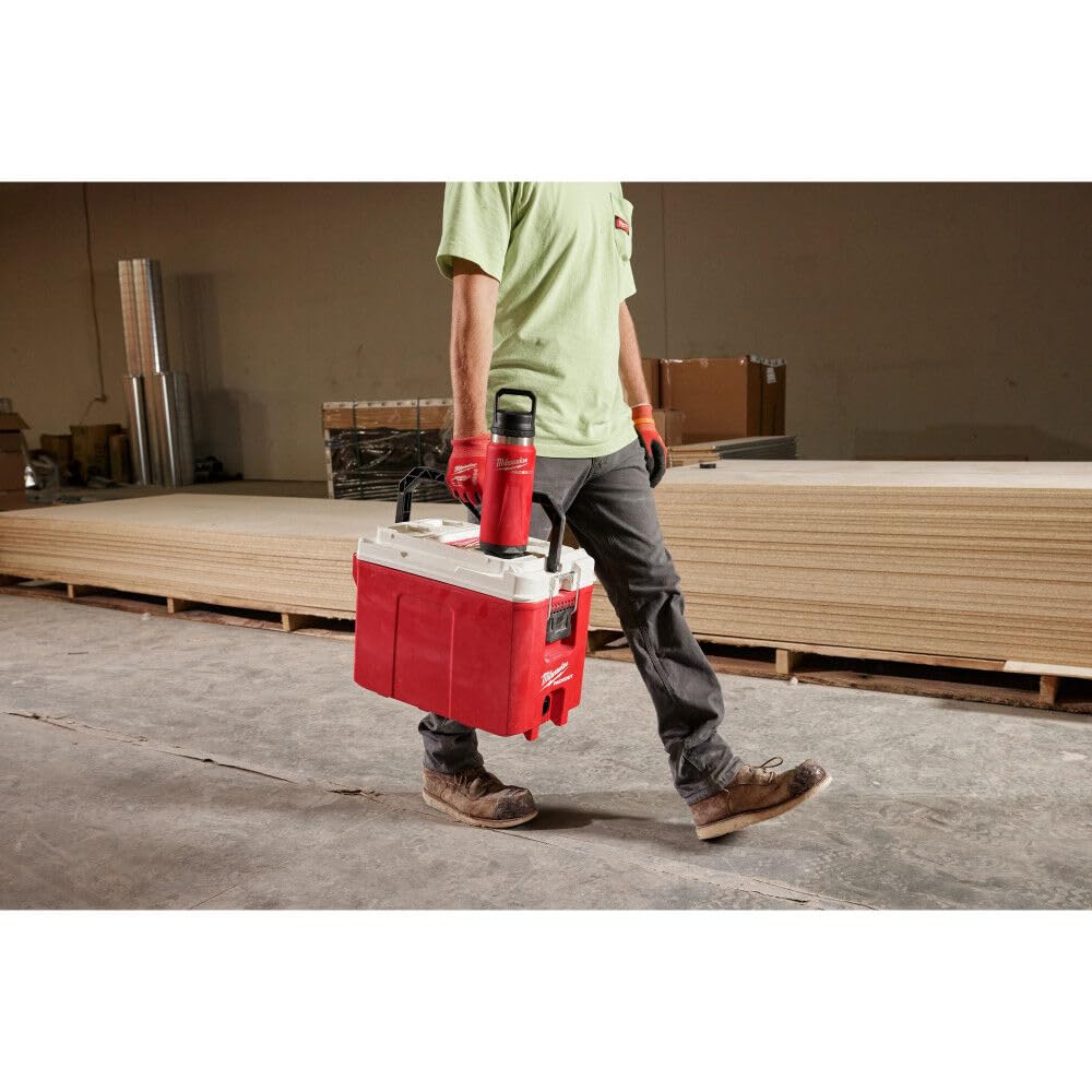 Milwaukee Packout Thermal Bottle 709 Ml (Red) - 48-22-8396R