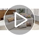 Floral Lumbar Pillow Covers - Set of 2, 12x20 Inch Daisy Design for Sofa & Patio