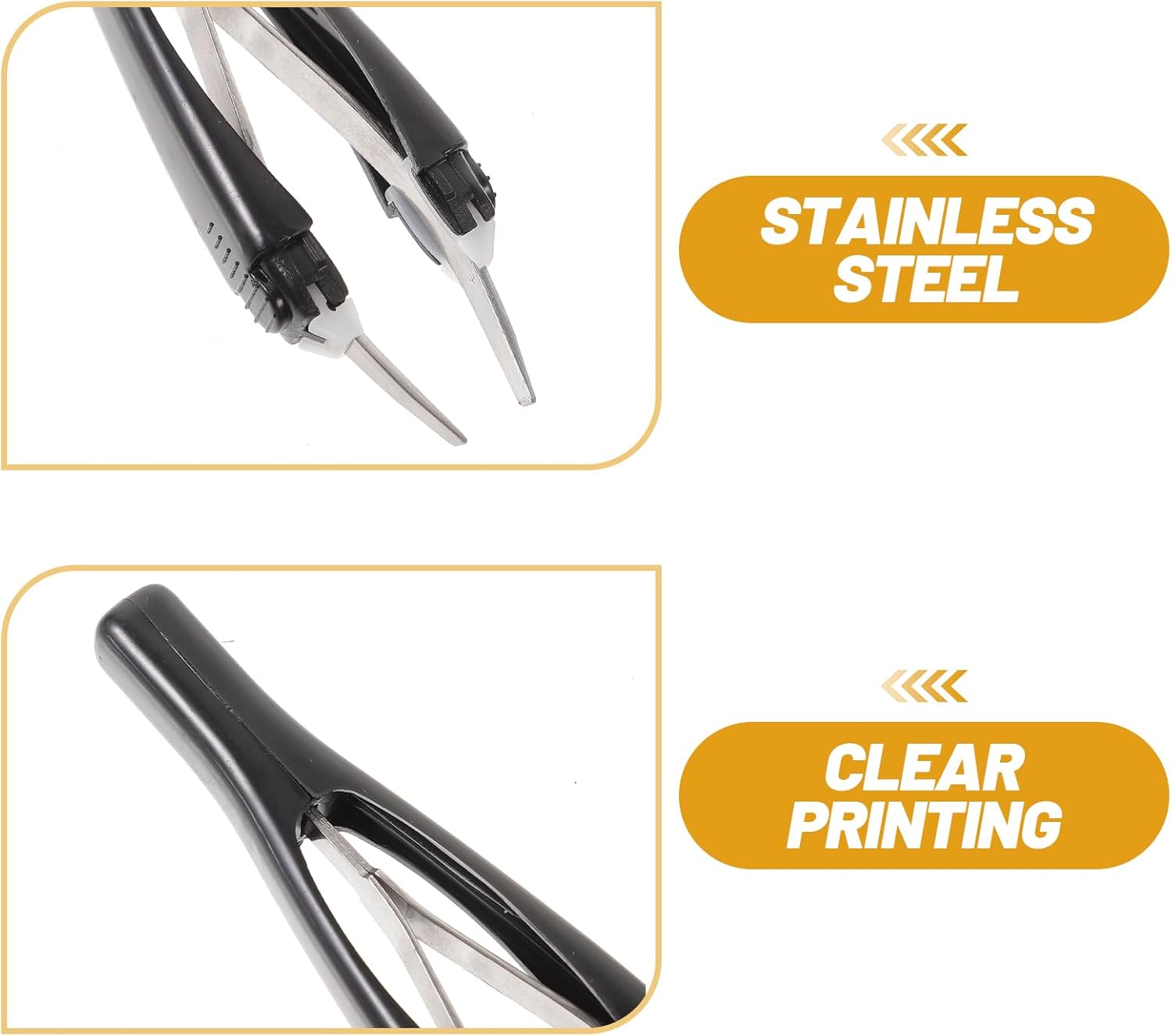 Skiennix Automatic Eyebrow Tweezers Set - Professional Retractable Design for Effortless Hair Removal
