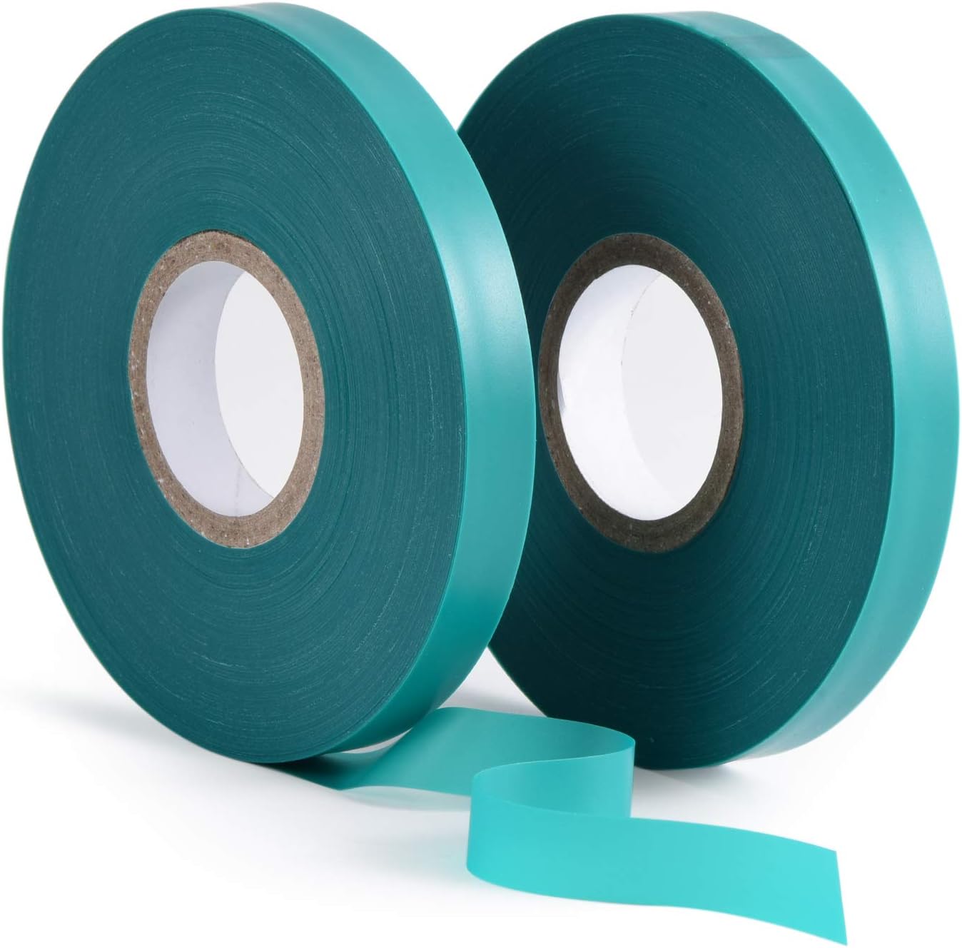 TELENT OUTDOORS Stretch Tie Tape - 150 Feet x 1/2" Wide Green Garden Plant Support | Durable Vinyl for Climbing Plants