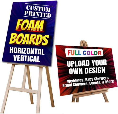 Custom Foam Board Poster Sign - Personalized Full Color Display for Events | 24x36 Inches