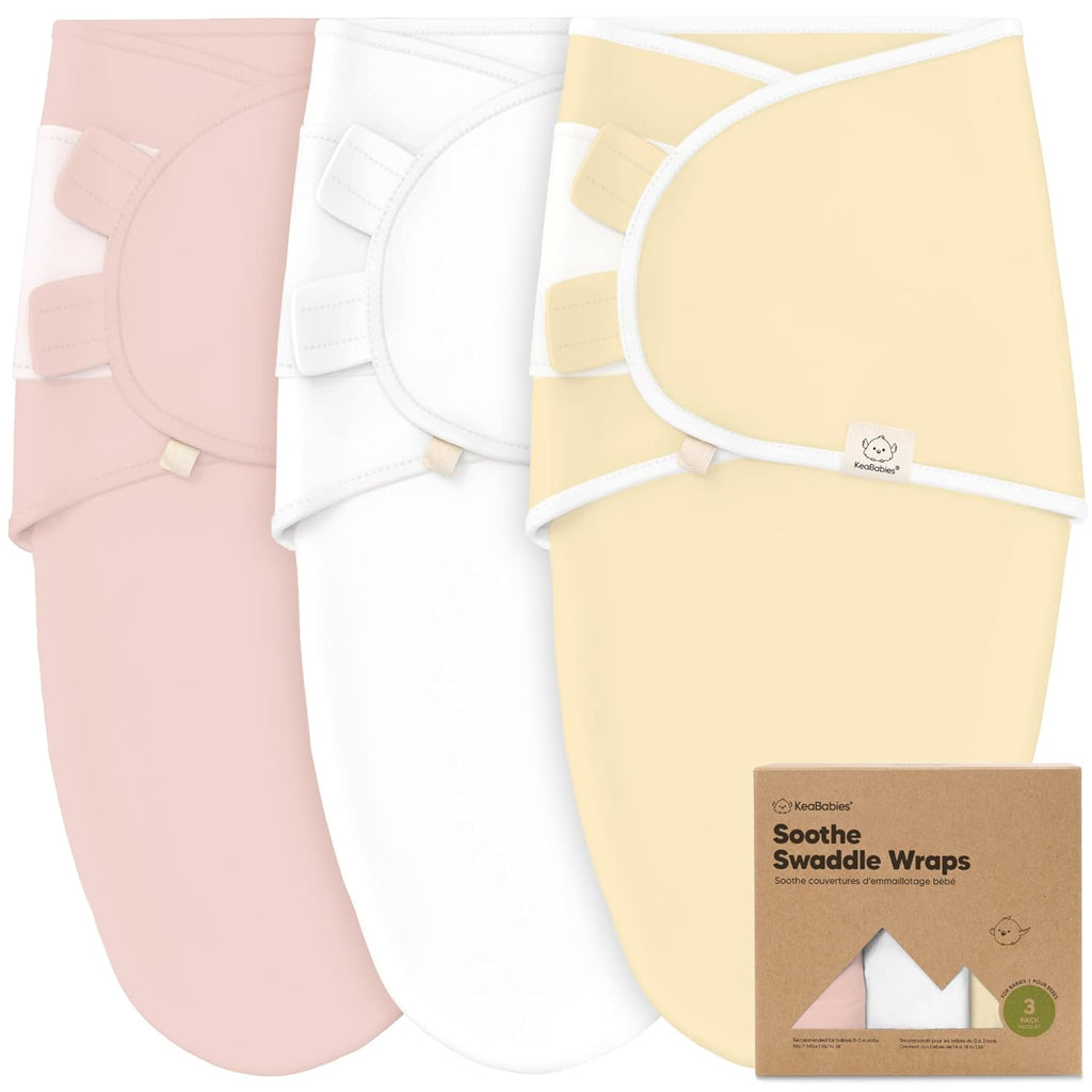 Organic Baby Swaddle Sleep Sacks by [Brand Name] - Soft & Snug for Newborns 0-3 Months | 3-Pack in Daffodil