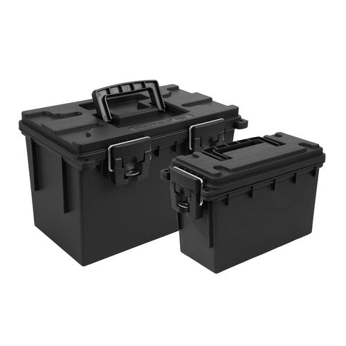 Sheffield 12706 Storage Bins With Lids, 2-Pack Stackable Storage Bins, Made in USA, Lockable and Water-Resistant Containers with Lids, Plastic Containers for Home, Classroom, and Dorm