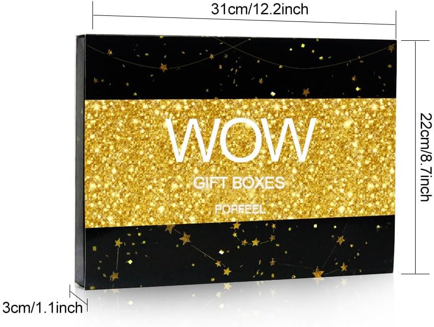 Skiennix Makeup Advent Calendar 2025 - 24-Day Countdown Gift Box for Christmas & Birthdays | Black Gold