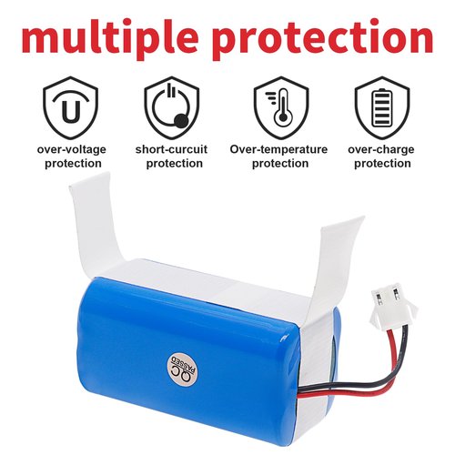 Fanhua Replacement Battery for Lefant M210 M210B M210P M213 M213S Robot Vacuum Cleaner 1800mAh 12.8V
