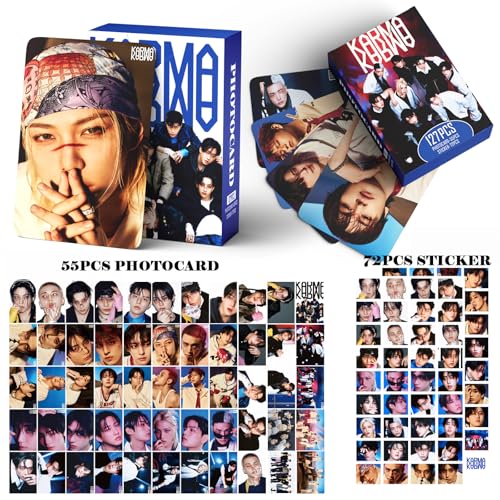 KARMA Photocard Set - 127 PCS Including 55 Photocards & 72 Stickers