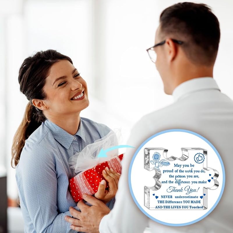 Acrylic Puzzle Plaque - Employee Appreciation Gift for Coworkers
