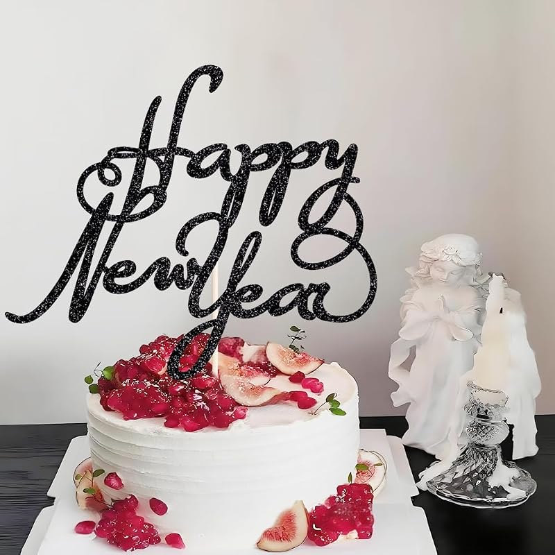 Happy New Year 2026 Cake Topper