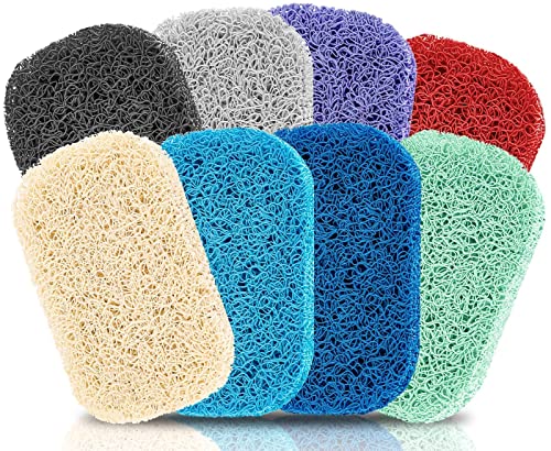 8-Color Soap Saver Pads for Bar Soap - Self-Draining Soap Holders