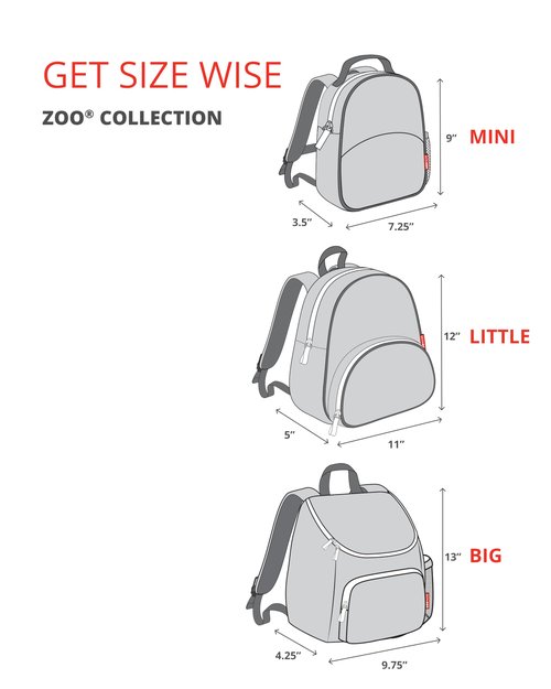 Skip Hop Little Kid's Backpack, 12 inches, 3 years+, Zoo Octopus