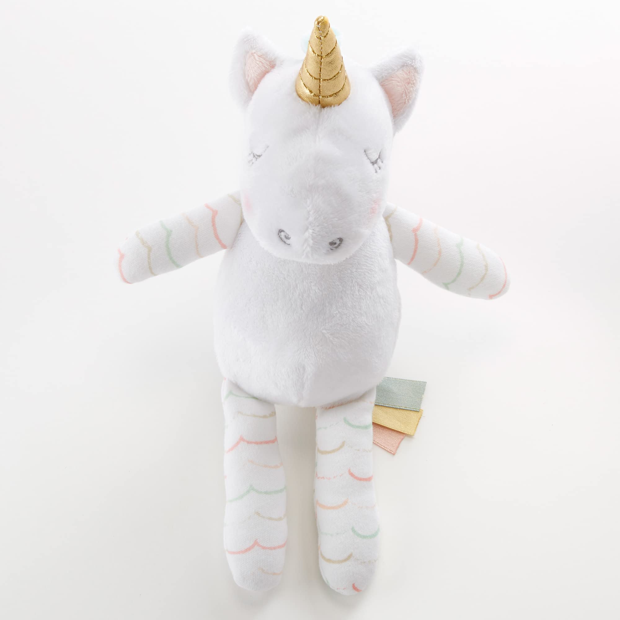Baby Aspen Simply Enchanted Unicorn 5-Piece Welcome Home Gift Set, Light & Dark Pink/White/Aqua/Gold
