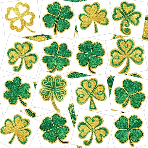 St. Patrick's Day Temporary Tattoos Shamrock Clover Irish Party Favors