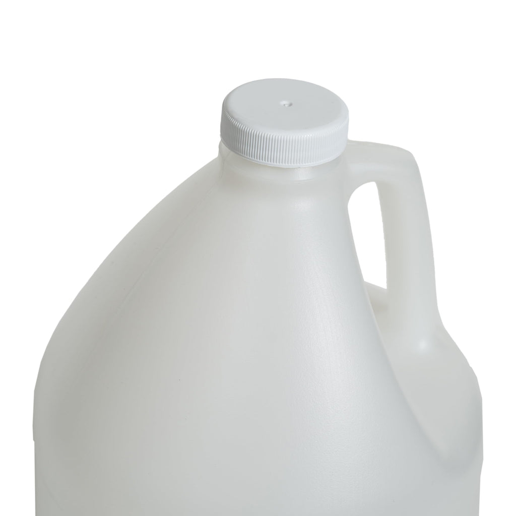 FastRack 4-Pack 1 Gallon Water Bottle Plastic Jug Container with Lid | White Food Grade Gallon Water Jug, BPA-Free, Leak-Proof Pitcher With Lid Fermentation, Brewing, Storage & More
