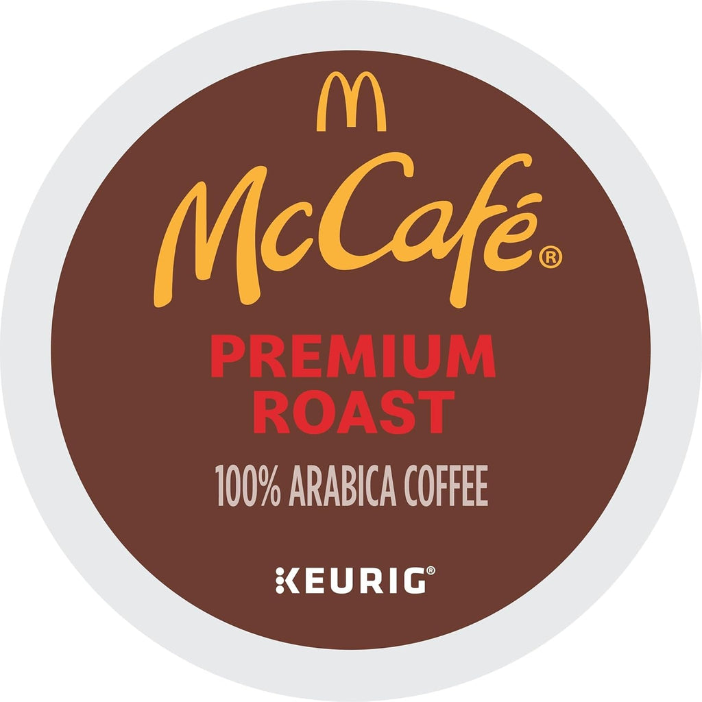 McCafe Premium Roast Coffee - Medium Roast Single Serve K-Cup Pods | 60 Count (6 Packs of 10)
