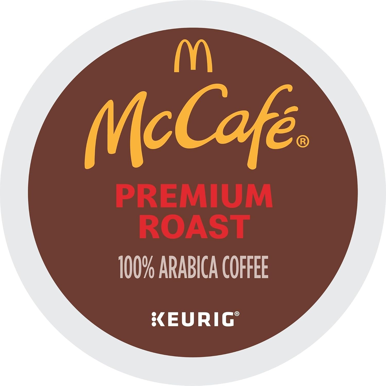 McCafe Premium Roast Coffee - Medium Roast Single Serve K-Cup Pods | 60 Count (6 Packs of 10)