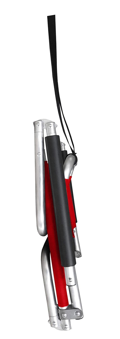 2 Pack of Neso Lightweight Water Resistant Beach Chairs with Shoulder Strap and Slip Pocket - Folds Thin (Lehua Red)