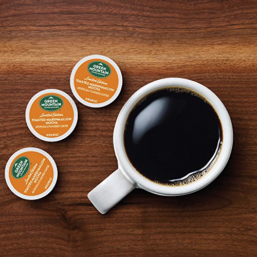 Green Mountain Coffee Roasters Toasted Marshmallow Mocha Single-Serve K-Cup Pods 24ct - Light Roast Flavored Coffee