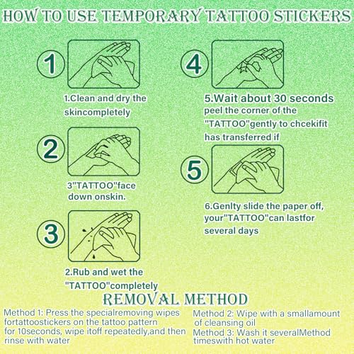 Ocean Animals Temporary Tattoos for Kids - 102 Pcs Waterproof Sea Creature Stickers for Birthday Party Favors