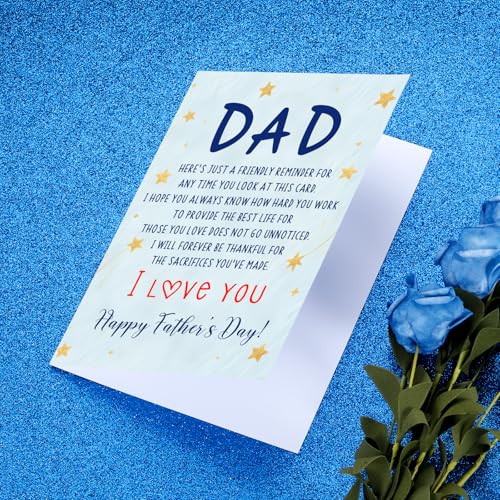 Funny Father's Day Card for Dad, Husband, Stepdad - Gift from Kids