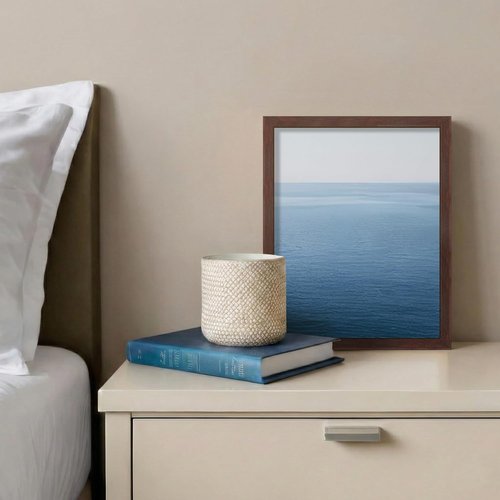 LaVie Home 8x10 Picture Frame - Classic Brown Wall Display Frame with HD Plexiglas | Vertical & Horizontal Use