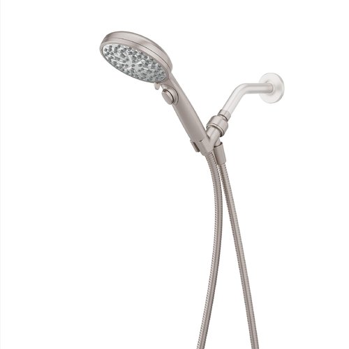 Pfister HydroFuse Handheld Shower Head, Hose Included, 6-Function, 2.5 GPM, Spot Defense Brushed Nickel Finish, 016HF01GS