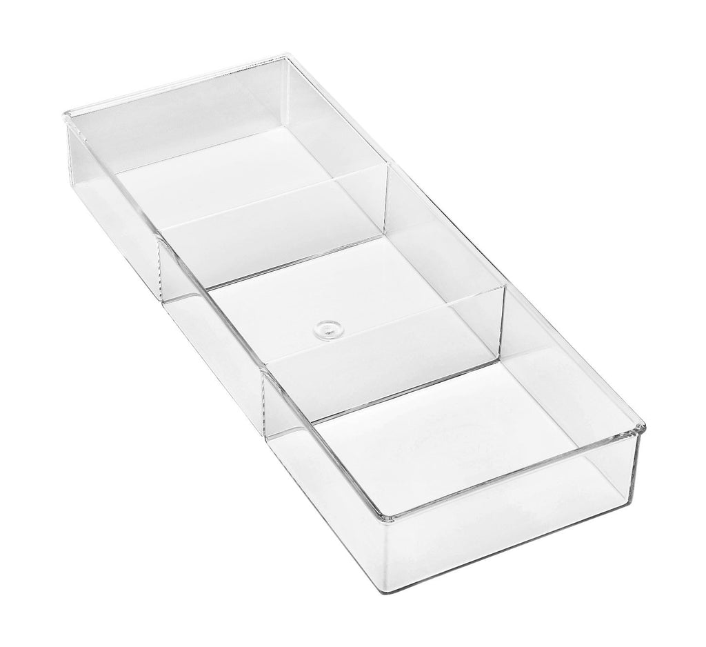 Whitmor 6789-7095 Clear 3-SECTION DRAWER ORGANIZER