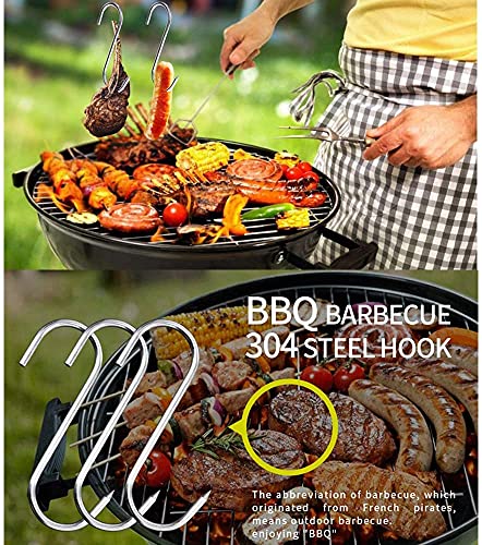 ARTOYS 4 Inch Meat Hooks - 10 Pack SUS304 Stainless Steel