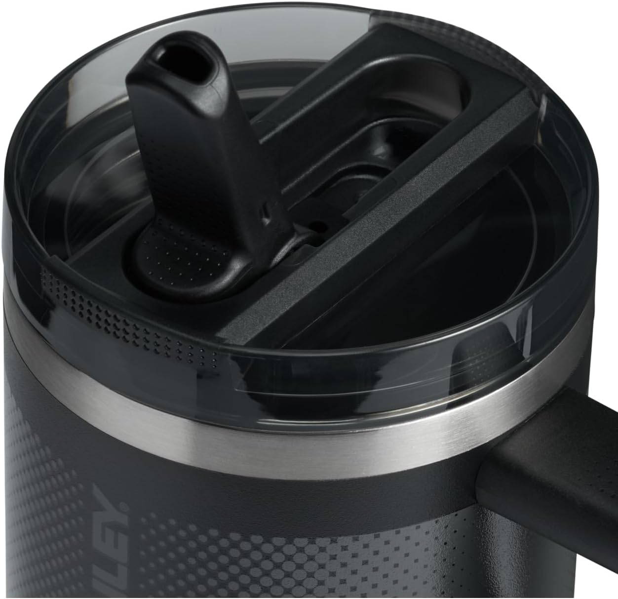 STANLEY Quencher ProTour 20 oz Tumbler - Leakproof Lid, Built-In Straw & Handle | Insulated, BPA-Free | Black Fade