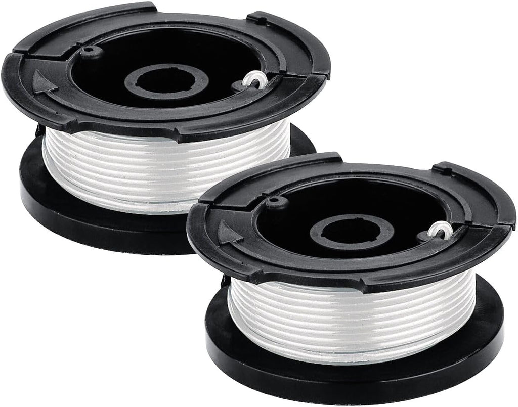 Black+Decker Weed Eater String Trimmer Line Replacement Spool - Autofeed 30 ft, 0.065-Inch, 2-Pack