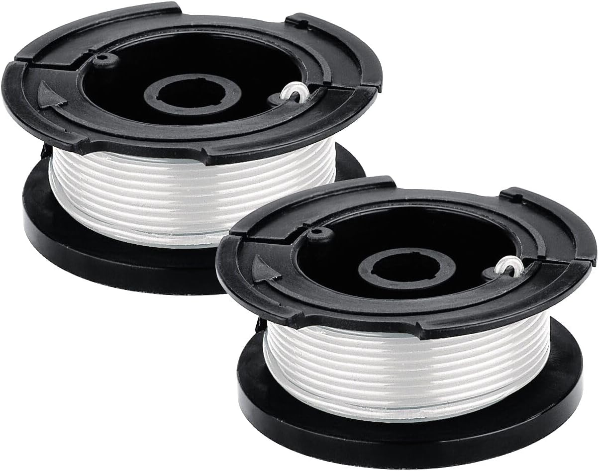 Black+Decker Weed Eater String Trimmer Line Replacement Spool - Autofeed 30 ft, 0.065-Inch, 2-Pack