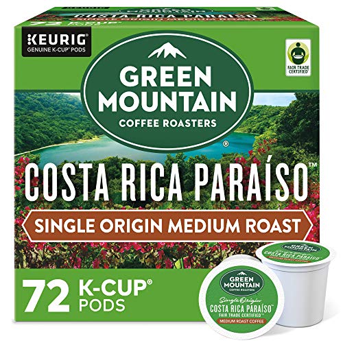 Green Mountain Coffee Costa Rica Paraiso K-Cup Pods - Medium Roast, 72 Count