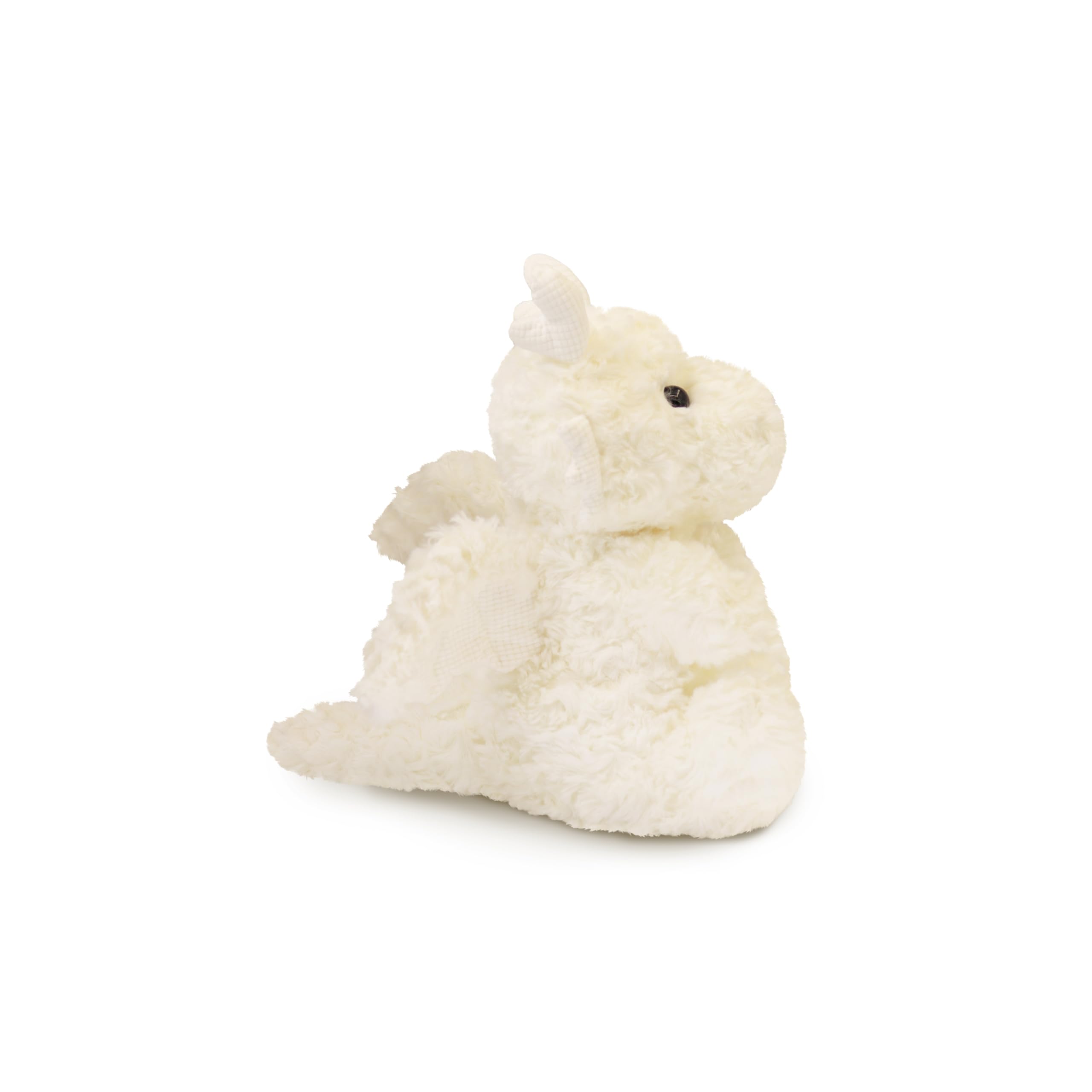 Soft Little Flying Dinosaur Stuffed Plush Pillow, Adorable White Dragon Plush Toy and Birthday Present for Kids, Adults and Collectors(White/7.9in)