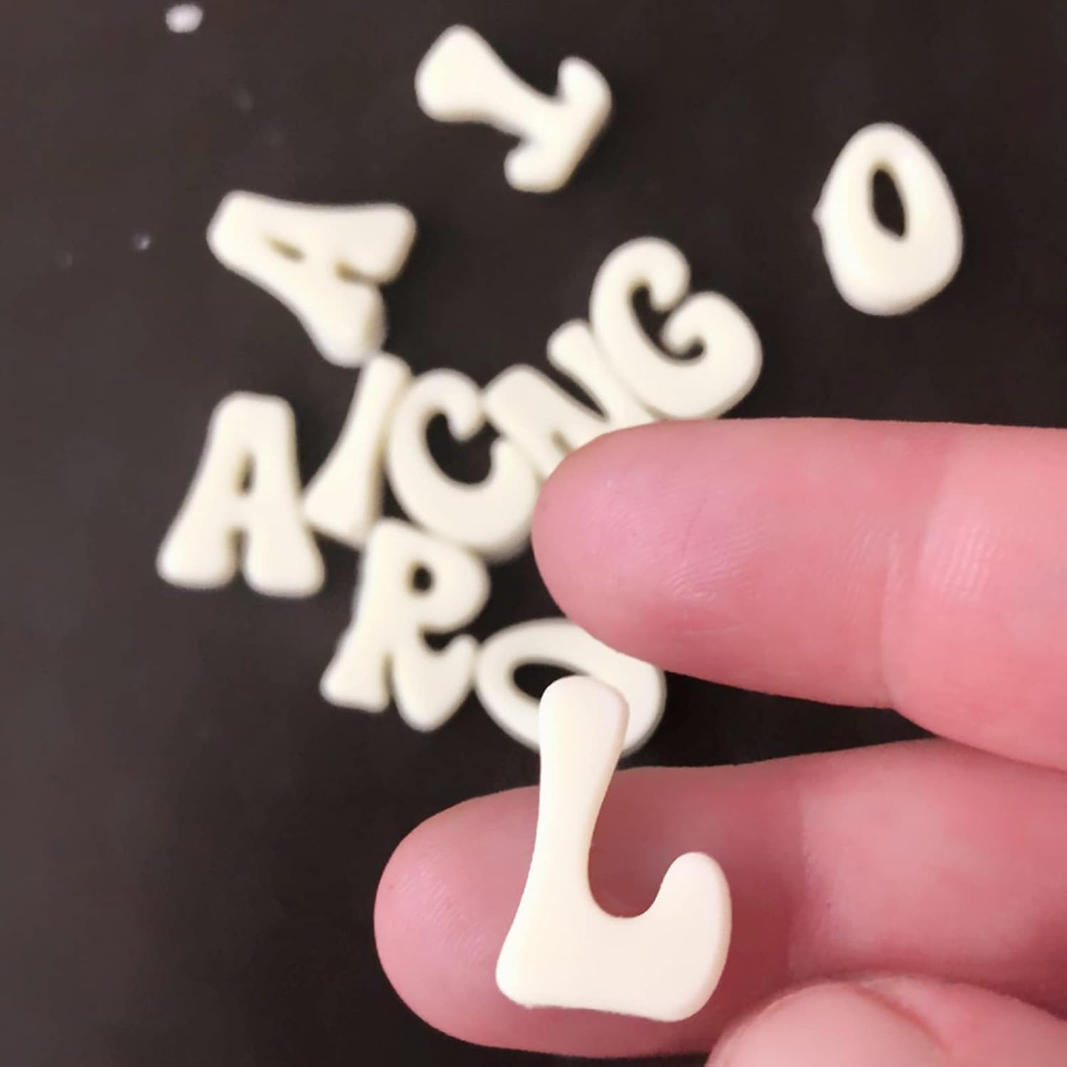 Skiennix Silicone Molds - 5-Piece Alphabet & Number Set for Candy, Chocolate, and Cake Decor